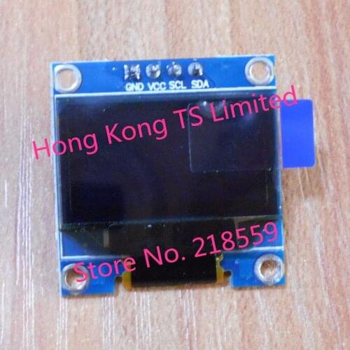 Old version 4pin GVSS 0.96 inch OLED display Module white / blue / yellow blue 4pin 128*64 OLED screen SSD1306 0.96 inch IIC