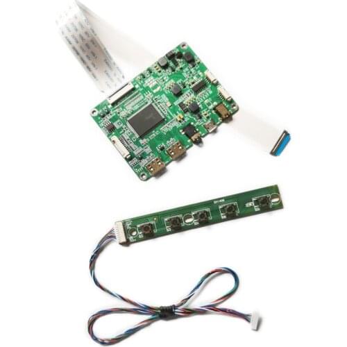 Fit PT156FHM/PV140FHM/PV156FHM panel controller board DIY kit 30-Pin EDP 2-mini laptop screen 5V micro USB power 1920*1080