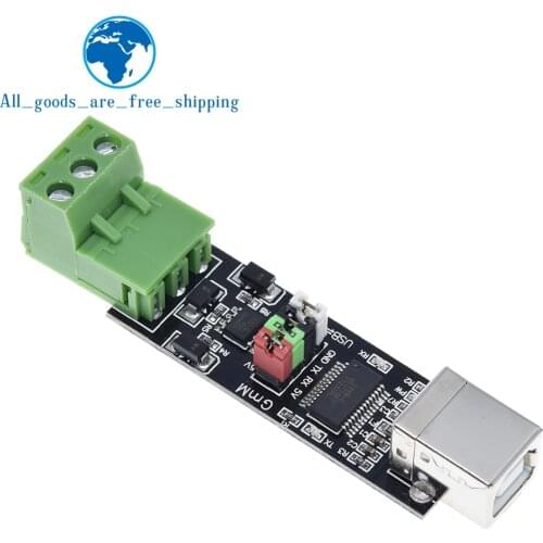 TZT USB 2.0 to TTL RS485 Serial Converter Adapter FTDI Module FT232RL SN75176 double function double for protection Top Sale