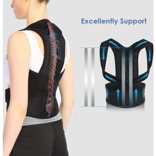 Adjustable Posture Corrector Back Posture Brace Clavicle Support Stop Slouching and Hunching Adjustable Back Trainer Drop Ship