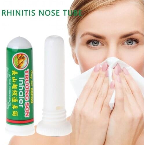 Thailand Herbal Nasal Inhaler Stick Mint Cylinder treament Inhaler For Asthma Stick headache Aroma Refreshing congestion Na P4U8