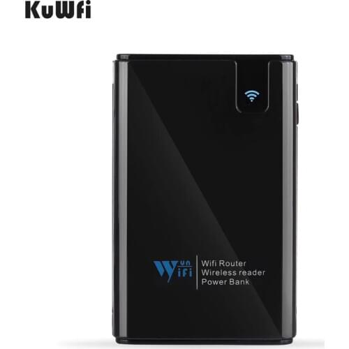 WiFi Router 6000mAh Power Bank Wifi Repeater With RJ45 Port&Wireless Card Reader USB Hub Function Network External Storing