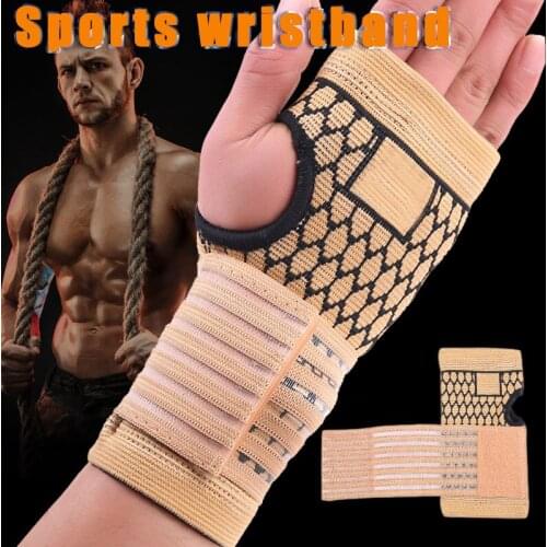 1Pc Hand Palm Wrist Support Adjustable Compression Strap Elastic for Sport Bowling SN-Hot