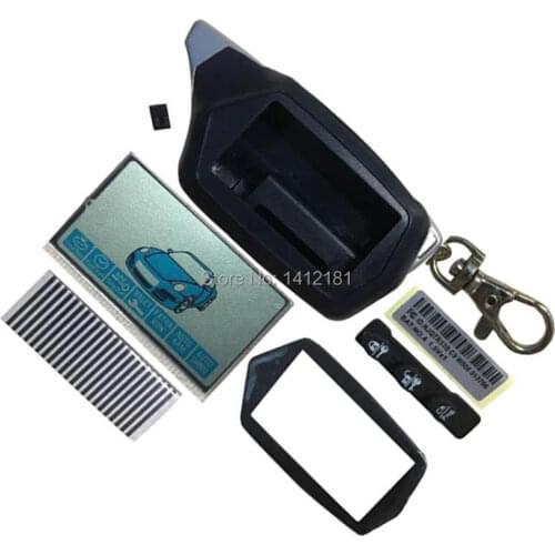 10PCS/lot C9 Case Keychain Key Body + C9 LCD display flexible cable for 10 PCS Starline C9 LCD remote control Car alarm system