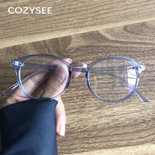2020 Fashion Women Small Glasses Frame Men Eyeglasses Frame Vintage Round Clear Lens Glasses Optical Spectacle Frame Transparent
