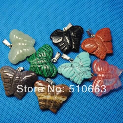 5 Pieces/Lot,Nature Carving Big Butterfly Shape Pendant,Beads Accessories,DIY Beads Jewelry,Size: 30x40mm,Free Shipping