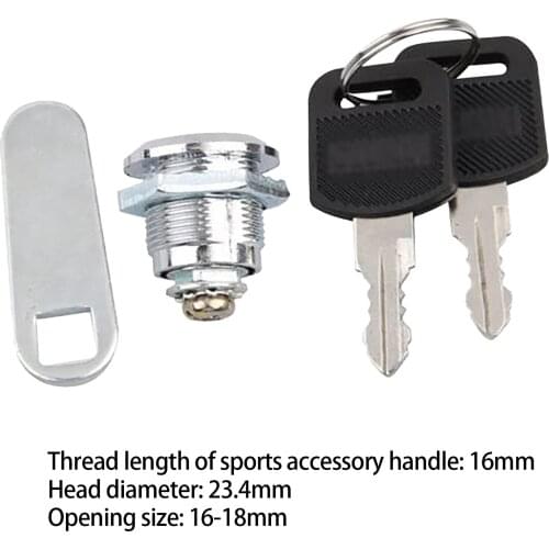16mm Cam Lock Door Cabinet Cylinder Locker Letter Mailbox Drawer Cupboard Locker Letter Mailbox Drawer Cupboard + Keys
