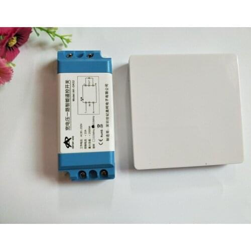 GK-02A 85V 110V 220V 250V 433MHZ RF AC 1CH wireless remote control switch Not need battery Environmental protection transmitter