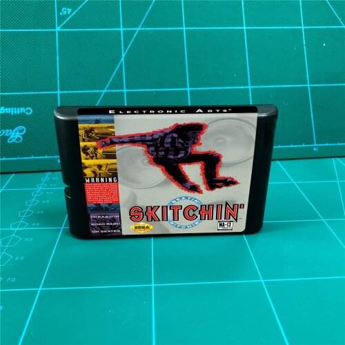 Skitchin - 16 bit MD Games Cartridge For MegaDrive Genesis console