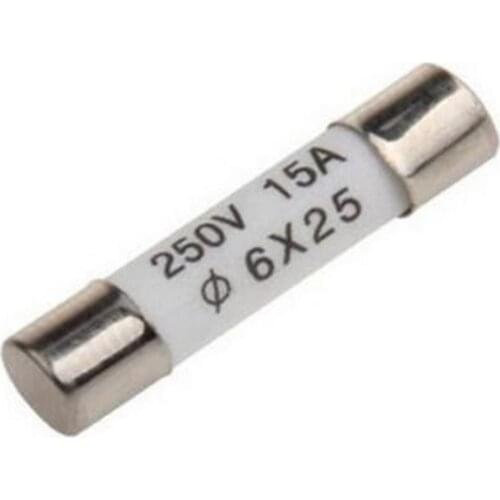 100PCS/1LOT 6*25 6x25mm 0.5A 1A 2A 3A 4A 5A 6A 7A 8A 10A 15A 20A 25A 250V BS1362/R057 Ceramic fuse