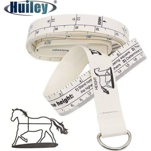 Horse Measuring Tape 2.5m 96inch Measure Horse Height Weight Veterinary Equipment Farming PVC Soft Weighting Ruler Meter