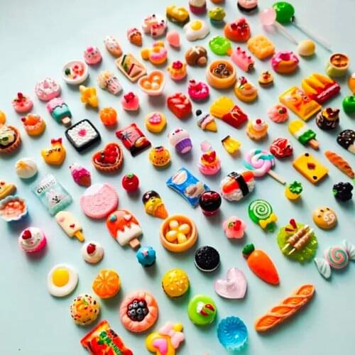 20pcs Dollhouse Miniature Supermarket Food ice cream Snacks wink Dinks For Barbies Ob11 Blyth Doll Accessories Toys