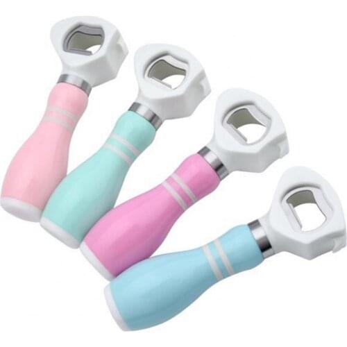 Bottle Opener Bowling ball shape Multi-function Dishwasher Safe Stainless Steel Seal Soda Lid Twist Opener for Kitchen Bar Tool