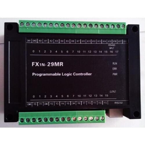 PLC programmable logic controller FX1N28MR download online monitoring power off keep text PLC Board