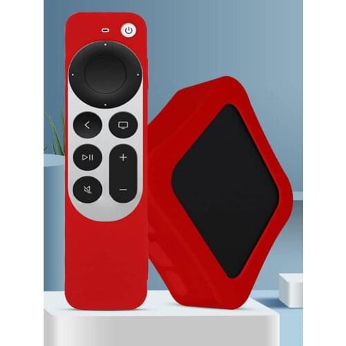 Dust-proof Protective Case Silicone Cover Case For 2021 TV 4K Remote Control Non-slip Dust-proof Shock-proof Light Weight