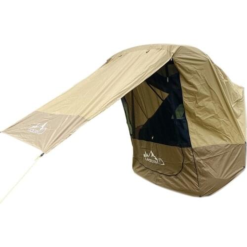 LADUTA Car Trunk Tent Sunshade Rainproof Tailgate Shade Awning Tent for Car Self-Driving Tour Barbecue Outdoor Camping