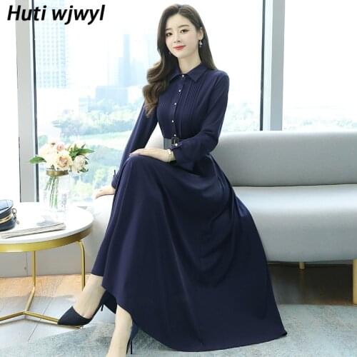 2021 Vintage Solid Satin Acetate Boho Maxi Dress Autumn Winter 3XL Plus Size Midi Dress Women Long Sleeve Bodycon Party Vestidos