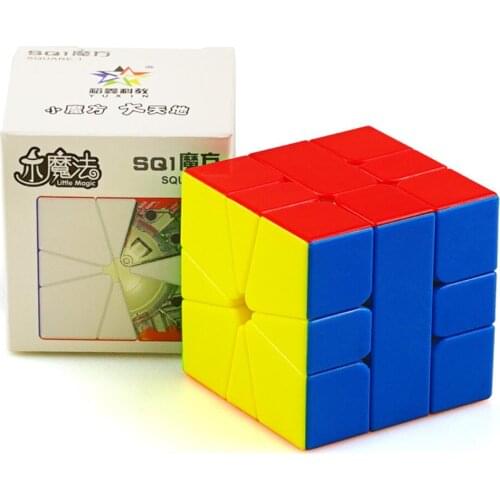 Yuxin Little Magic SQ1 Magnetic Cube Square-1 Magic Cube Magnetic 3Layers Speed Cube Professional Puzzle Toy For Children Gift
