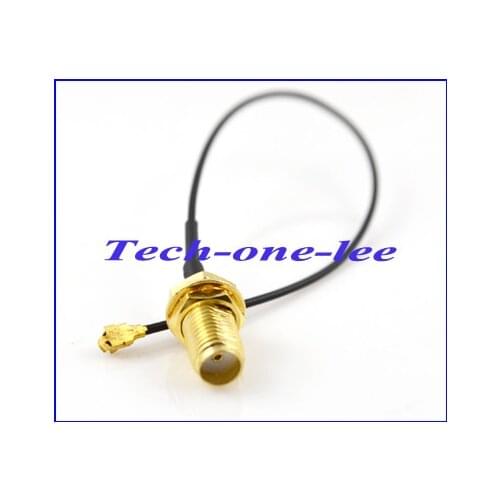 10pcs/lot Mini PCI U.FL to SMA connector Antenna WiFi Pigtail Cable IPX to SMA extension