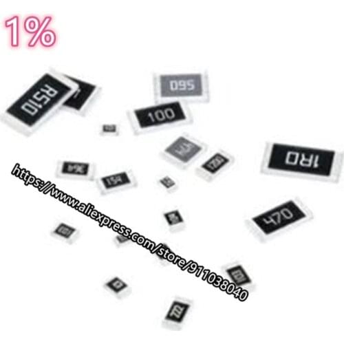 100pcs/lot Chip resistor 1% SMD ( 4.7M-10M ) 0201 0402 0603 0805 1206 1210 2010 2512 4.7M 5.1M 5.6M 6.2M 6.8M 7.5M 8.2M 9.1M 10M