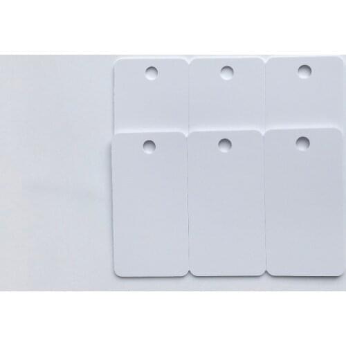 25pcs/Lot White Plastic Blank Inkjet Printable 3up PVC Card for Key Card /Member Card Printing by Epson or Canon Printer