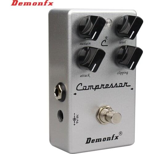 Demonfx High Quality CK 4-Knob Compressor Guitar Effect Pedal Compressor With True Bypass Clone K C4 Compressor