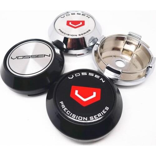 4pcs 64mm Vossen Wheel Center Cap Hub Car Rims Dust Proof Cover Hubcaps Emblem Auto Styling Accessories