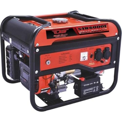 6kw gasoline generator electric start mobile gasoline generator 220V12V gasoline generator