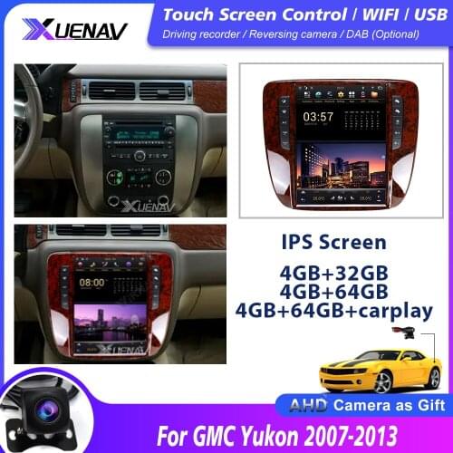 Car radio multimedia player For GMC Yukon/ Chevrolet Tahoe/Chevrolet silverado 2007-2013 car GPS DVD navigation player Car