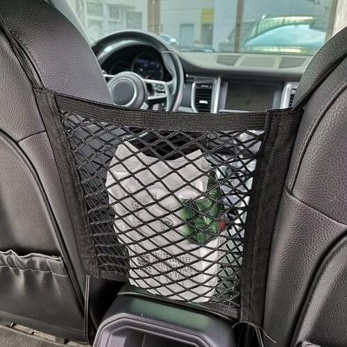 Car Net Pocket Handbag Holder Car Seat Side Back Storage Pocket Mesh Organiser Collector Hanging Net Bag Pouch Item For Car
