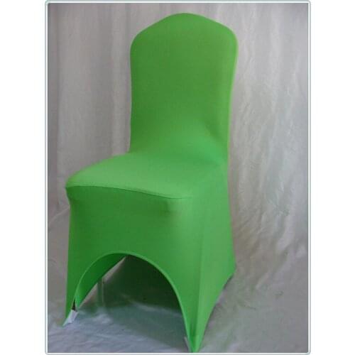 Free Shipping 100pcs Premium green spandex chair cover chair covers china