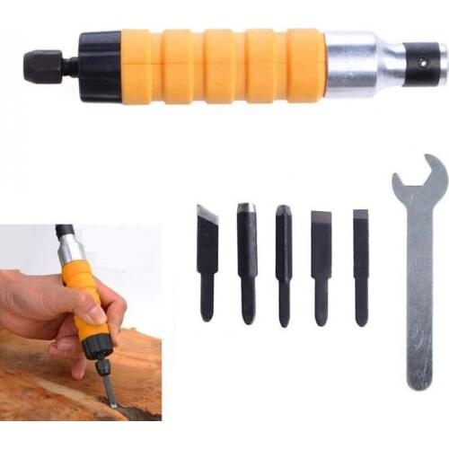 Electric Woodworking Chisel Carving Knife Tool Soft Shaft Handle Chisel Carving Chisel Wood Carving Knife Table Grinding