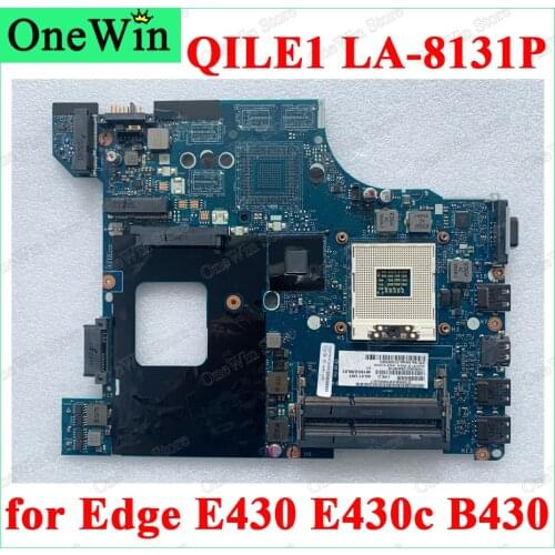 Intel HM77 for Edge E430 3254 6271 ThinkPad Edge E430c 3365 Lenovo B430 6270 Laptop Motherboard QILE1 LA-8131P 04W4018 04Y1168