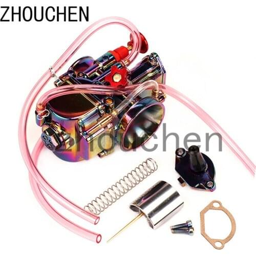 Colorful For PWK 28mm 30mm 32mm 34mm Carburetor Motorcycle 2T 4T Engine Scooters Dirt Bike ATV Carburador