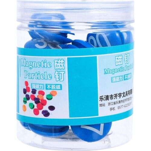 1 Box Numbers Tile Magnetic Particles Household School Whiteboard Magnetic Nail