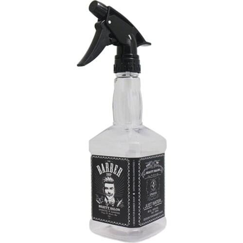 Hairdressing Spray Bottle Water Sprayer Retro Whiskey Oil Irrigation Head Bottle Hairdresser Hairdressing Tools