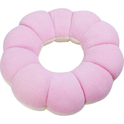 Donut Ring Cervical Neck Pillow Outdoor Sports Car Decoration Travel Twist Flower Shape Pillow