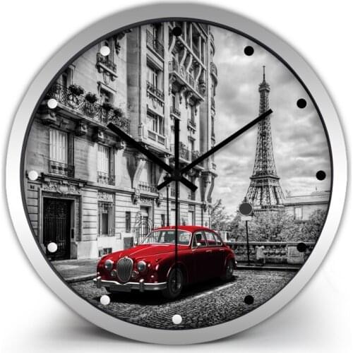 Retro mute home decoration wall clock large classic vintage European style decor living room