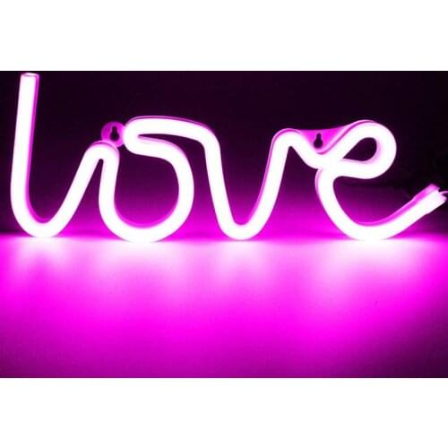 Led Neon Light Lightning Shaped Neon Sign for Room Home Party Wedding Wall Decoration Xmas Gift Neon Lamp Hanging Night Light