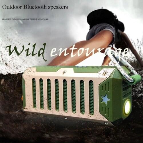 Outdoor Portable HIFI Bluetooth 5.0 Speaker Casaland Waterproof Wireless Flashlight Multi-function Subwoofer