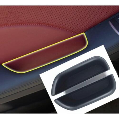 Car Original Door Handle Storage Box For Mercedes Benz SLK SLC class 2012-2018 Container Holder Tray Accessories