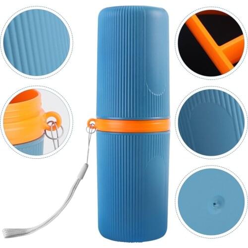 1 Pc Portable Toothbrush Storage Box Home Travel Toothpaste Holder Washing Cup
