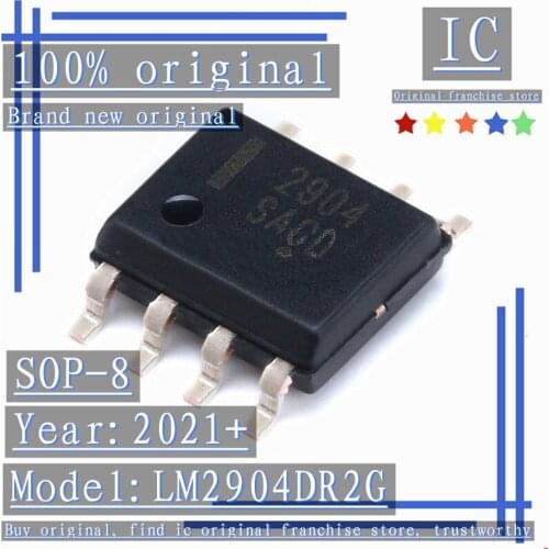2021+100% Brand new original 20PCS-100PCS LM2904DR2G 2904 SOP-8 Operational Amplifier
