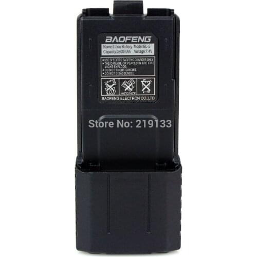 4x Baofeng uv-5r battery 3800mAh 7.4v Li-ion for ham radio transceiver UV-5R BF-F8 BF-F8+ Plus