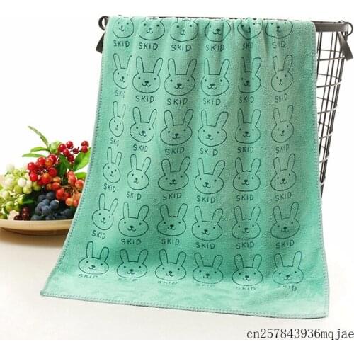 50pcs Rabbit Children Face Towel Bathroom Towels Microfiber Hair Hand Towels