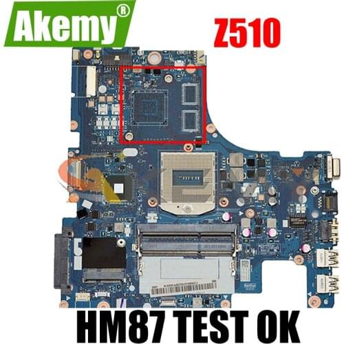 Akemy For Lenovo Z510 Aiza NM-A181 Laptop Motherboard HM87 Integrated Graphics Card 100% Test OK