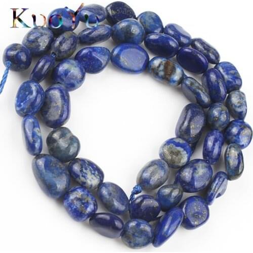 5-7mm Natural Irregular Lapis Lazuli Stone Beads Gem Round Loose Spacer Beads For Jewelry Making Diy Bracelet Accessories 15Inch
