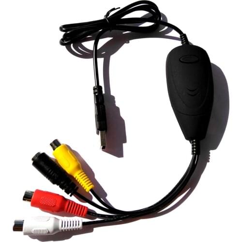 EzCAP172 USB2.0 Video capture card, capture old camcorder, VHS, camera video audio to digital for Windows 7 8 10 edit shoftware