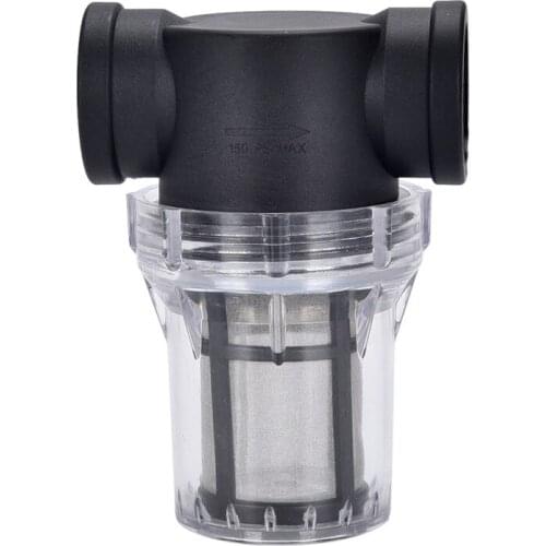 Car Washing Filter 1 inch Inline Mesh Strainer Water Pump Filter Irrigation High Flow Pipeline Filter Gardening Inlet Water