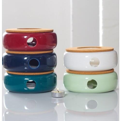 Ceramic teapot warmer, candle warmerlamp heating base for wine warmer, tea set accessories